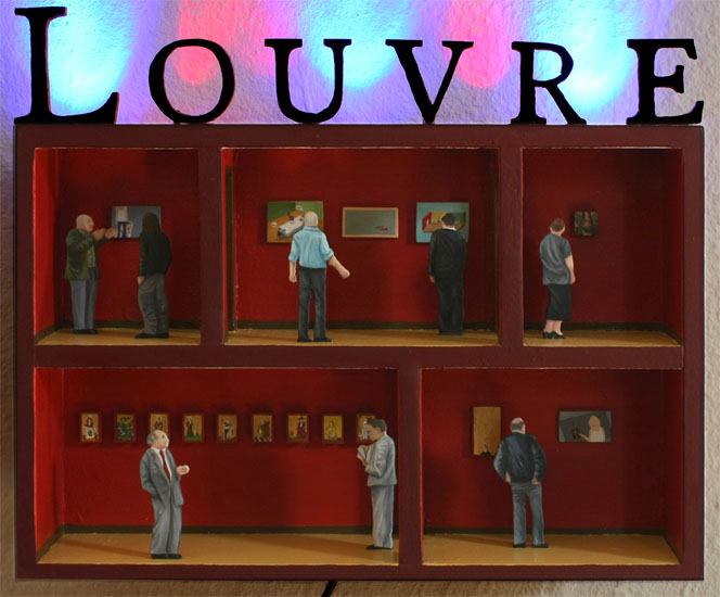 Oliver Wetterauer Louvre angeschaltet
